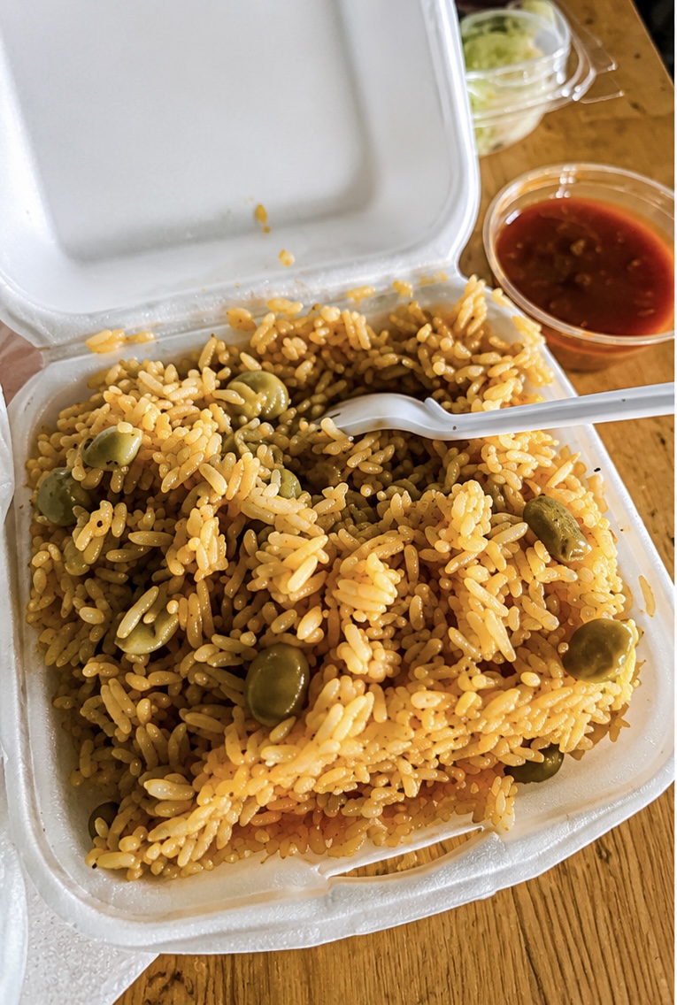 Stew Hens with Rice